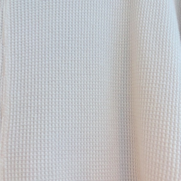 Anthropologie Oversized Cropped Waffle Weave Long Sleeve Top. Size XS. - Picture 8 of 9